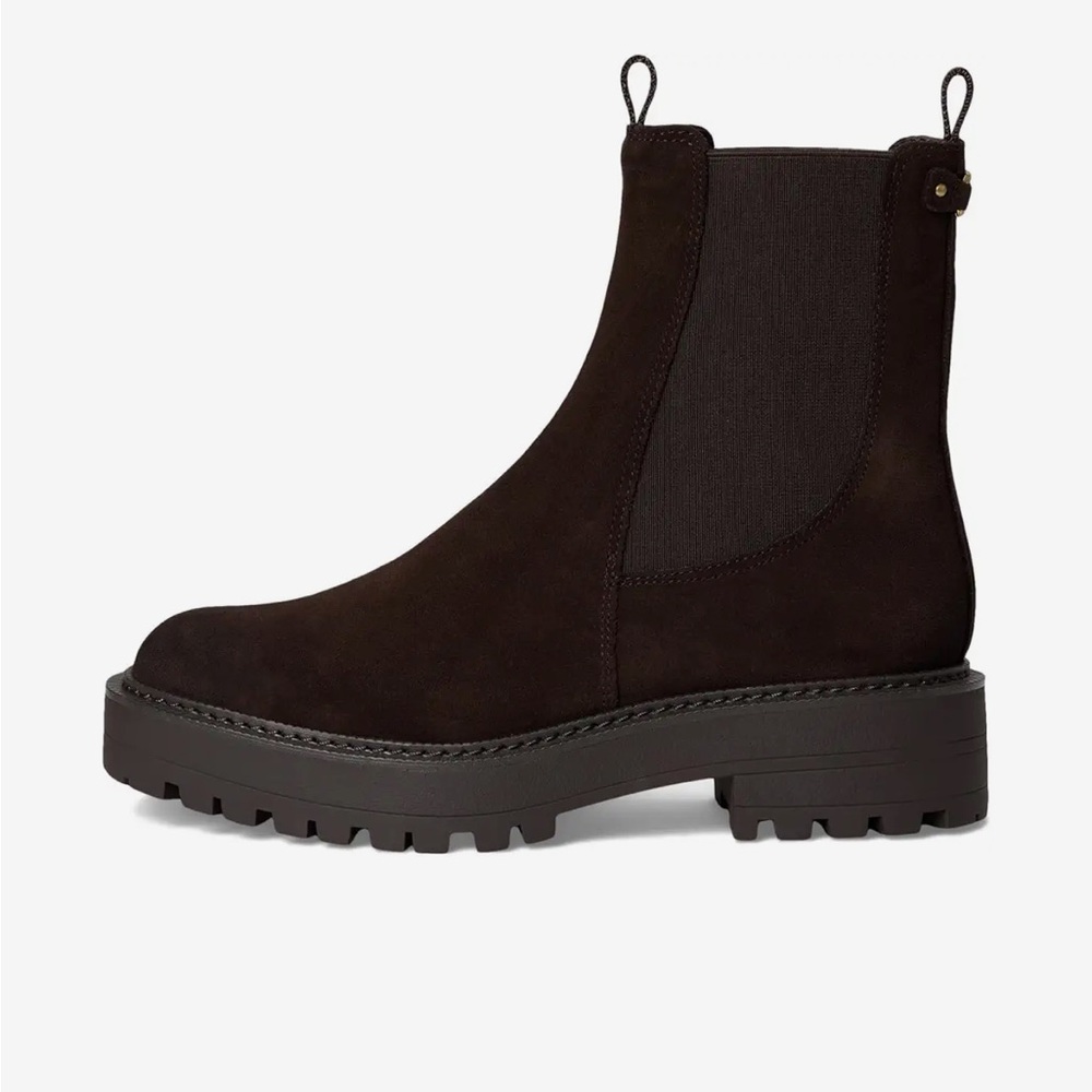 Sam Edelman Laguna Chelsea Boot Chocolate Brown NWT
